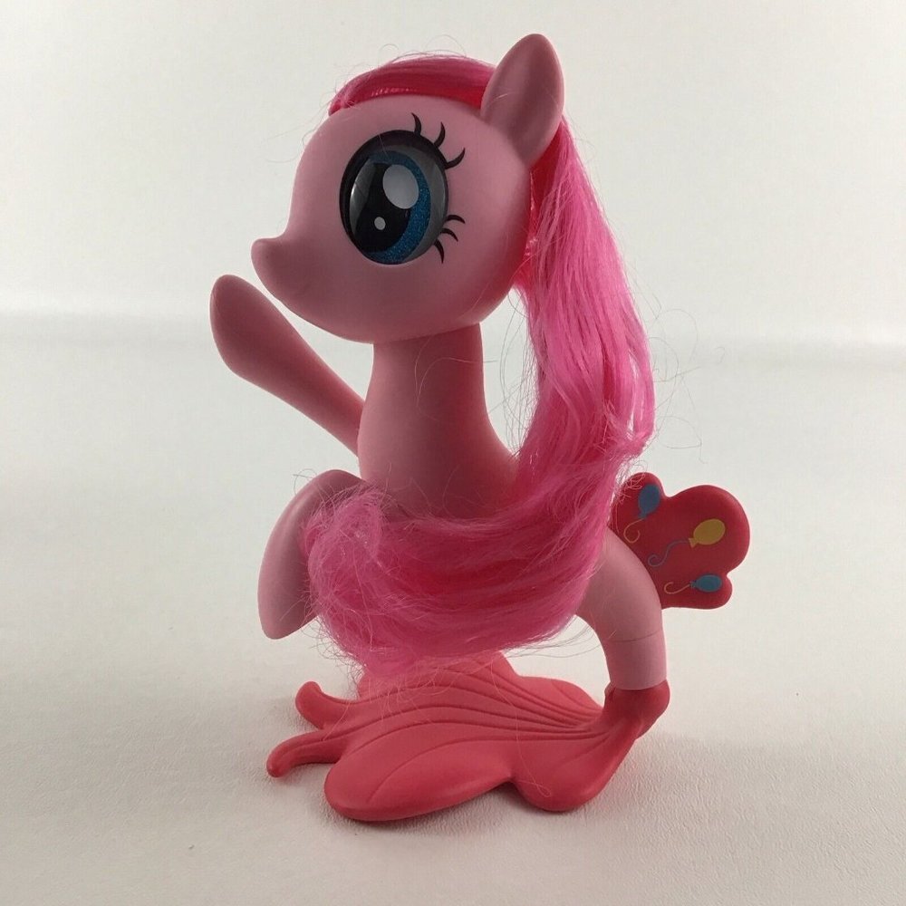 My Little Pony The Movie Glitter & Style Seapony 6" Pinkie Pie Toy 2017 Hasbro